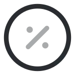 Discount Circle SVG Icon